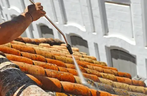 Nettoyage de toitures - Saint-Martin-de-Londres